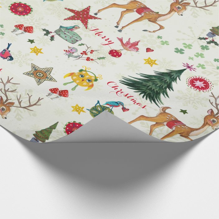girly christmas wrapping paper