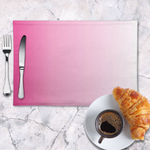 girly minimalist dusty rose cherry blossom pink cloth placemat