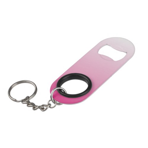 girly minimalist dusty rose cherry blossom pink keychain bottle opener