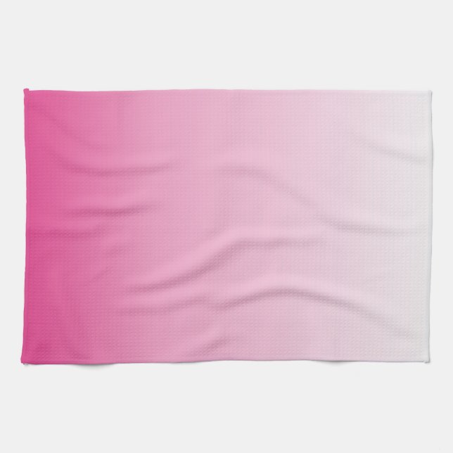 girly minimalist dusty rose cherry blossom pink kitchen towel (Horizontal)