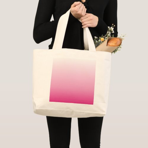 girly minimalist dusty rose cherry blossom pink large tote bag