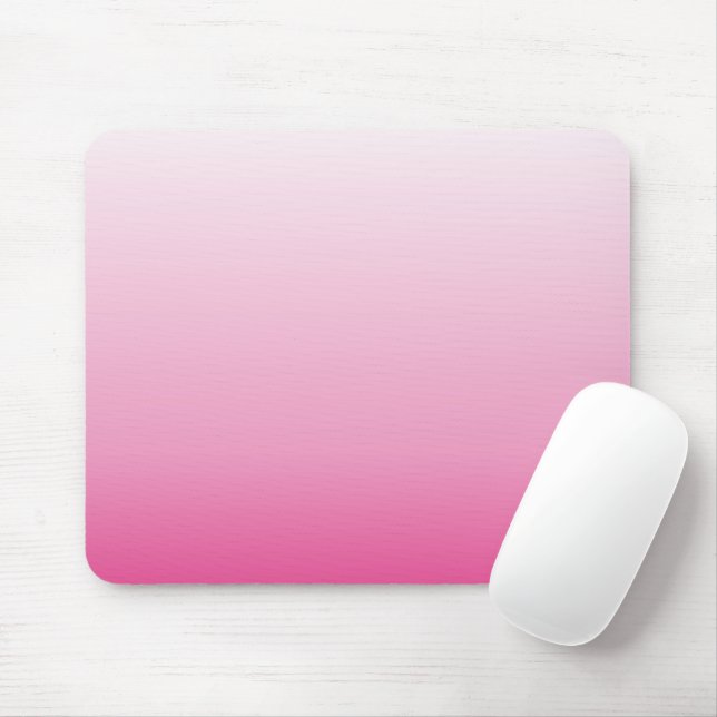 girly minimalist dusty rose cherry blossom pink mouse pad (With Mouse)