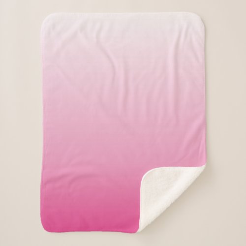 girly minimalist dusty rose cherry blossom pink sherpa blanket
