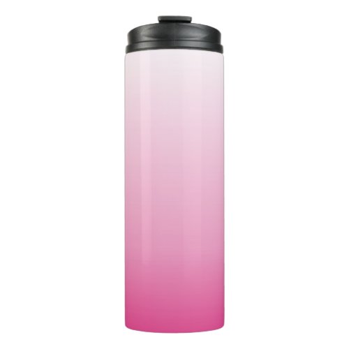 girly minimalist dusty rose cherry blossom pink thermal tumbler