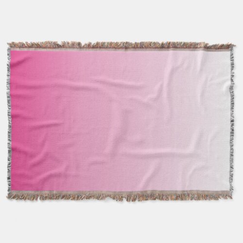 girly minimalist dusty rose cherry blossom pink throw blanket