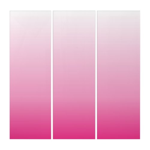girly minimalist dusty rose cherry blossom pink triptych
