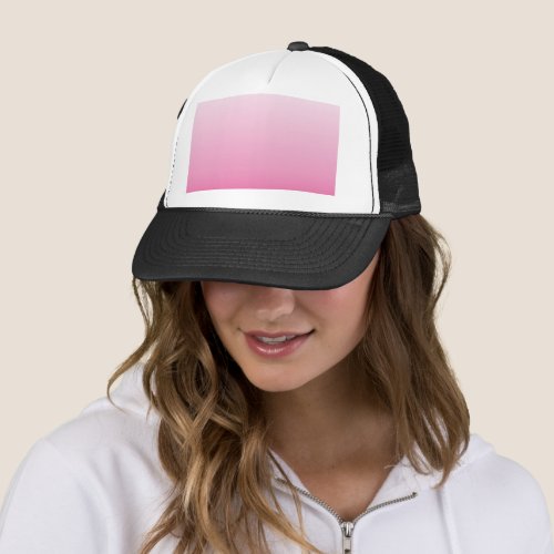 girly minimalist dusty rose cherry blossom pink trucker hat