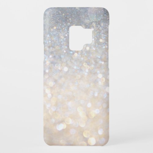 Girly Modern Pink Glitter Print Tough Galaxy S6 Case_Mate Samsung Galaxy S9 Case