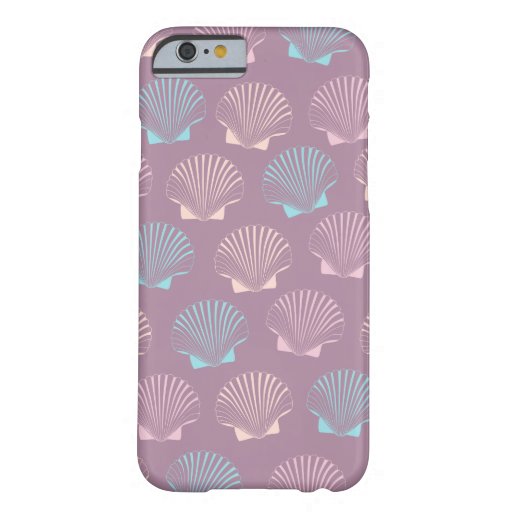 Girly modern summer colorful seashell pattern barely there iPhone 6 case