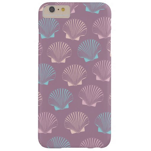 Girly modern summer colorful seashell pattern barely there iPhone 6 plus case