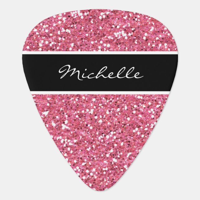 Girly Monogram Guitar Picks (Front)
