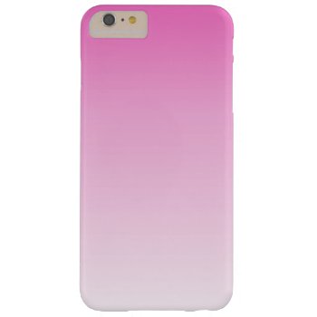 Girly Monograms Ombre Dusty Rose Blush Pink Barely There Iphone 6 Plus Case by cranberrysky at Zazzle