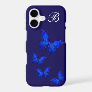 Girly Nature Butterfly Monogram iPhone 17 Case