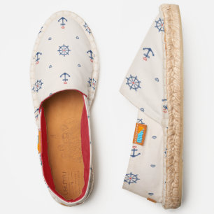 Girly Nautical Pattern Espadrilles