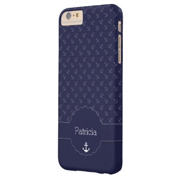 Girly Nautical Sailor Name Barely There Iphone 6 Plus Case by zlatkocro at Zazzle