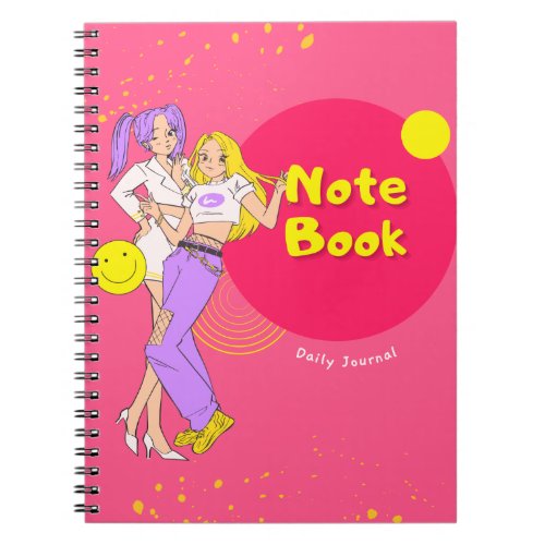 Girly Notebook DesignA unique gift for any girl 