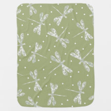 Girl dragonfly baby blanket custom baby name blanket dragonflies baby blanket boy or girl dragonfly baby gift personalized baby gift