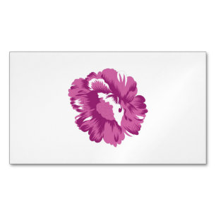 Girly, Pale Megenta, Royal Health Business Card Magnet