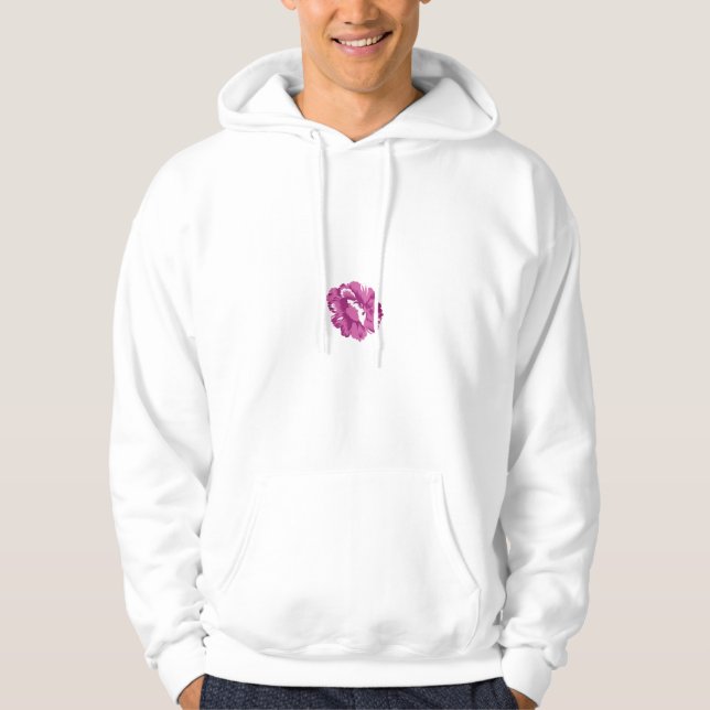Girly, Pale Megenta, Royal Health Hoodie (Front)