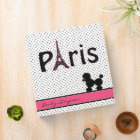 Girly Paris Theme Custom Binder