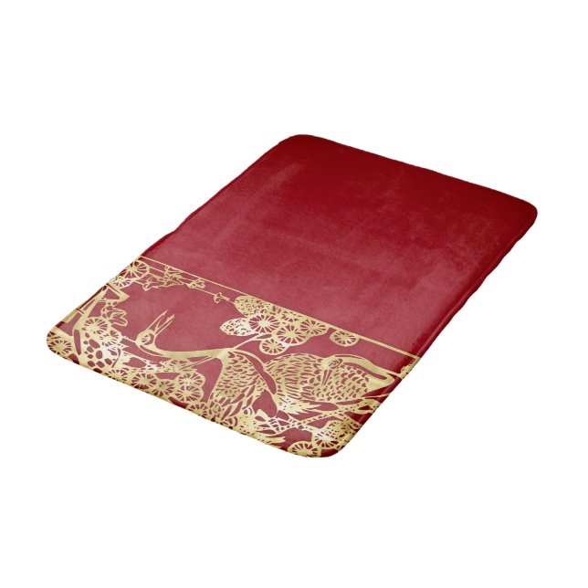 Girly Pattern Bathroom Mat (Angled)