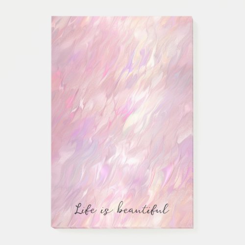 Girly Pearl Pink Post_it Notes
