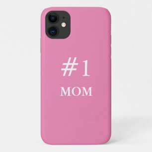 Girly Pink #1 Mom iPhone 11 Case