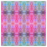 Girly Pink Abstract Watercolor Boho Pattern Fabric