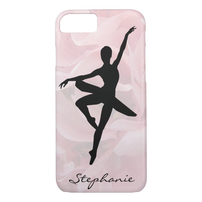Girly Pink Ballerina iPhone 8/7 Case