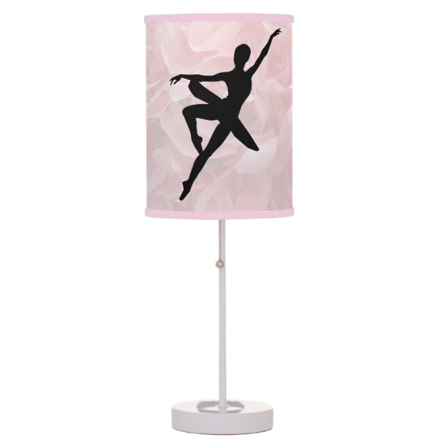 Girly Pink Ballerina Table Lamp