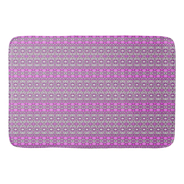 Girly Pink  Bath Mat (Front)