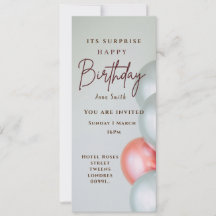 Girly Pink Card Happy Birthday
