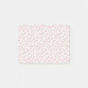 Pink Leopard Print Post-it® Notes