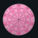 Girly Pink Dartboard With Darts<br><div class="desc">Girly Pink Dart Board</div>