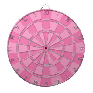 Girly Pink Dartboard With Darts