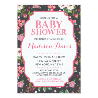 Girly Baby Shower Invitations 2