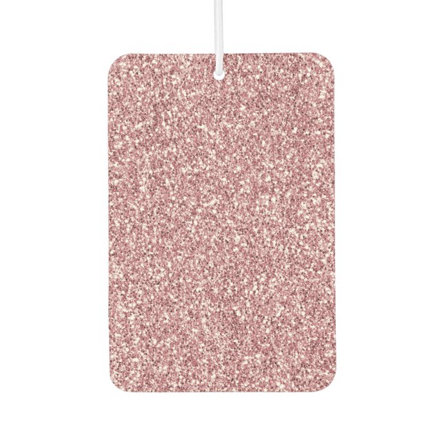 Girly Pink Glitter   Air Freshener (Front)