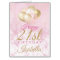 Girly Pink Glitter Balloons 21st birthday BIG