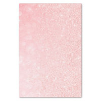 Rose gold glitter drips pink girly luxury tissue paper