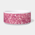 Girly Pink Glitter Sparkle Glitz  Bowl<br><div class="desc">Girly Pink Glitter Sparkle (image of glitter)</div>