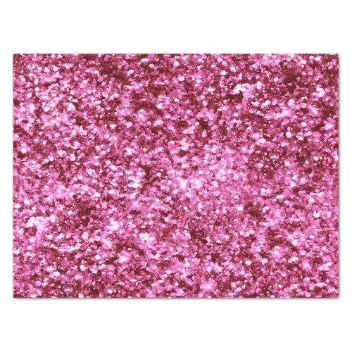 Girly Pink Glitter Tissue Paper