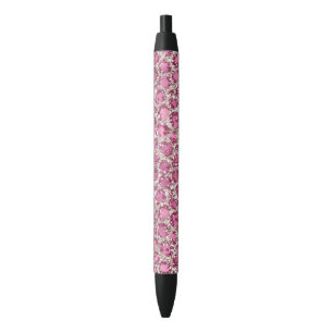 Girly Pink Glitzy Glam Glitter Leopard Print   Pen