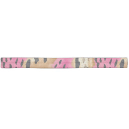 Girly Pink Gold Glam Leopard Print Abstract Elastic Hair Tie