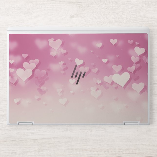 Girly pink HP EliteBook X360 1030 G2 HP Laptop Skin (Front)