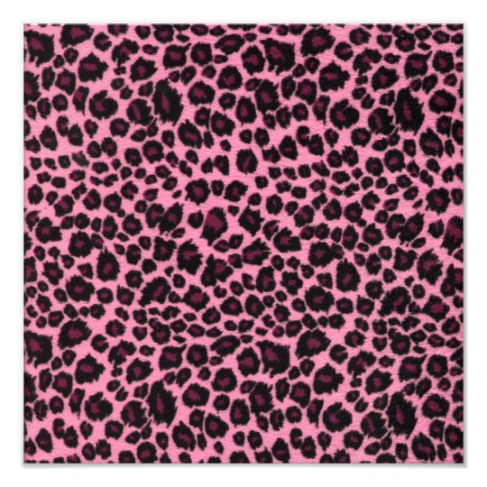 Girly Pink Leopard Cheetah Print | Zazzle.com