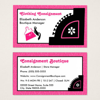 Clothing Store Business Cards & Templates | Zazzle