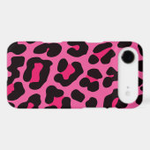 Girly Pink Leopard Print Case-Mate iPhone Case (Back (Horizontal))