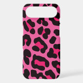 Girly Pink Leopard Print Case-Mate iPhone Case (Back)