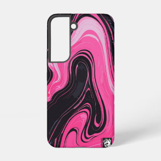 Girly Pink Marble Samsung Galaxy S22 Case
