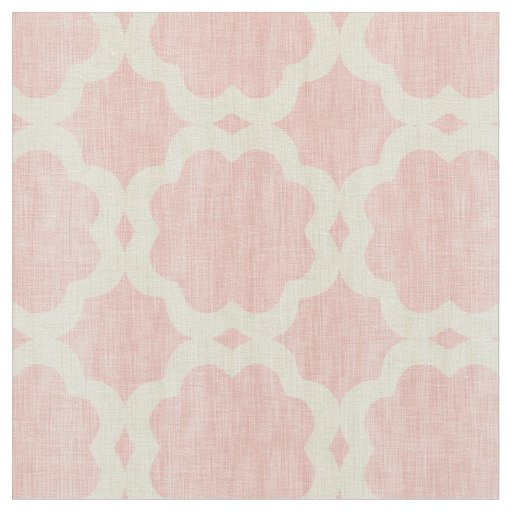 Girly pink moroccan fabric